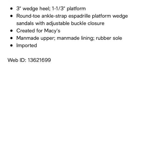 NEW- Women’s 3 inch leather wedge sandal - Picture 5 of 7